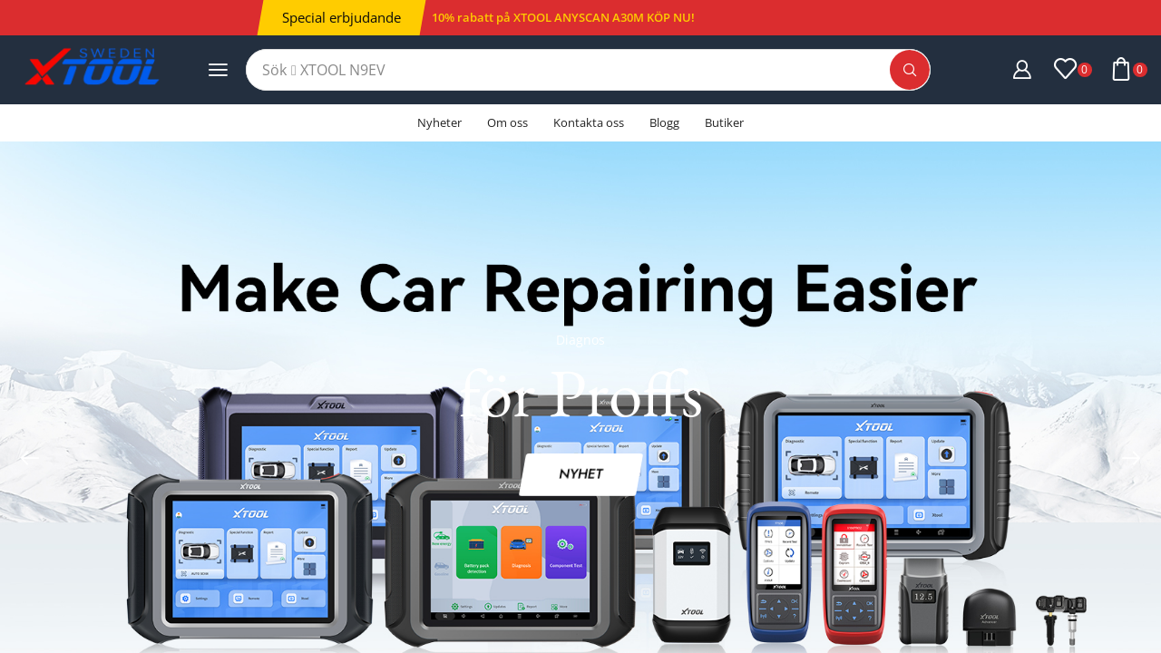 XTool Sweden E-commerce Platform