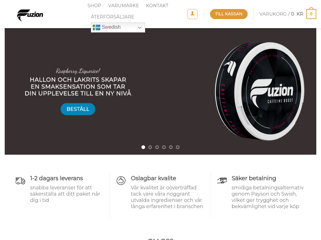 Fuzion Pouches - E-Commerce Platform